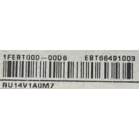 KIT DE TARJETAS PARA TV LG / NUMERO DE PARTE MAIN EBT66491003 / EAX69083603(1.0) / NUMERO DE PARTE FUENTE EAY64948708 / EAX67865202(1.0) / PANEL NC550DGG-AAGPA / MODELO 55UN7000PUB.BUSWLKR